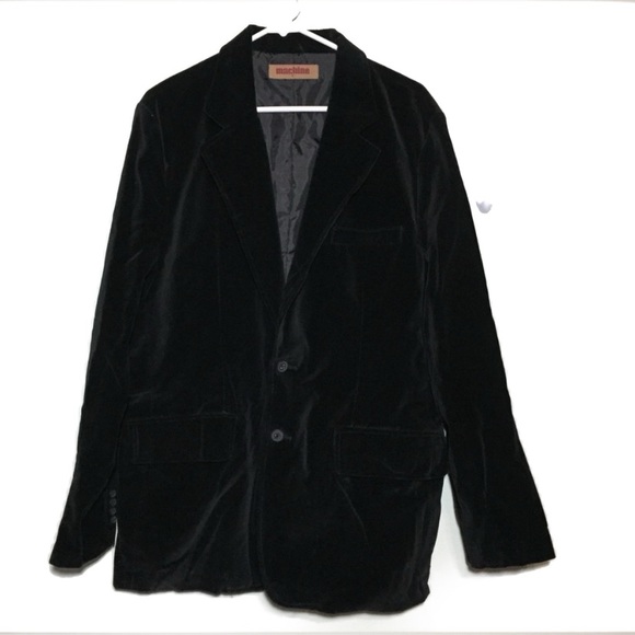 Machine Other - Machine Black Velvet Blazer L
